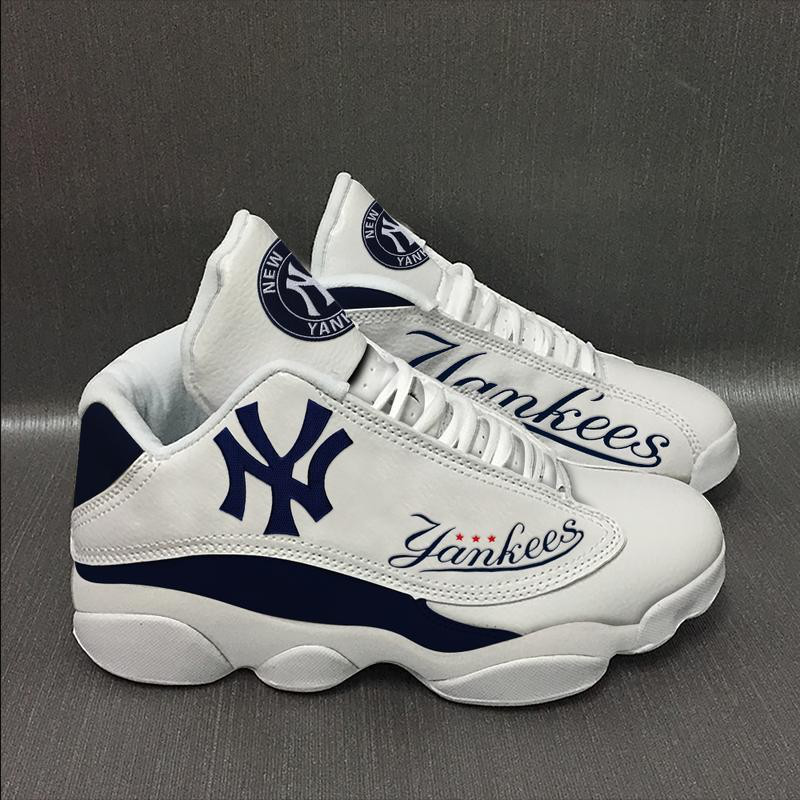 Women's New York Yankees Limited Edition AJ13 Sneakers 002 Women's New York Yankees Limited Edition AJ13 Sneakers 002